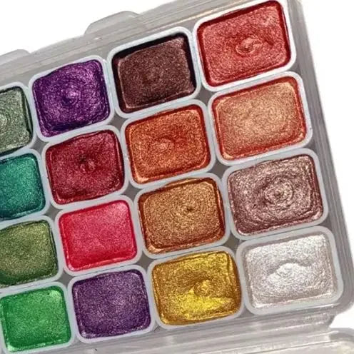 Art Watercolor Paint Oil Painting High Saturation Popular Semi-Solid 20 grids Color pigment    Home Decor Supply | Online Retail | ShoreShopper.com