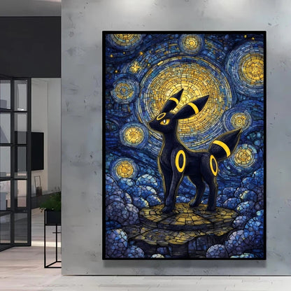 Van Gogh Style Pokemon Pikachu Wall Decoration Multiple Characters Are Available Creating A Unique Artistic Space for Your Home    Home Decor Supply | Online Retail | ShoreShopper.com