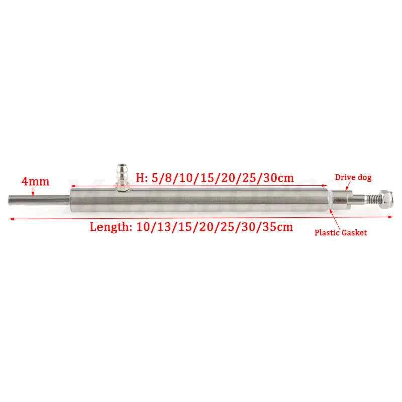 RC Boat L10/13/15/20/25/30/35cm Length Stainless Steel Tube+Grease Nozzle+4mm Stainless Steel Shaft for RC Electric Racing Boat