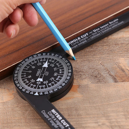 Professional Miter Saw Protractor Angle Finder Precision Miter Angle Finder for Carpenters Plumbers Bevel Protractor Woodworking    Home Decor Supply | Online Retail | ShoreShopper.com