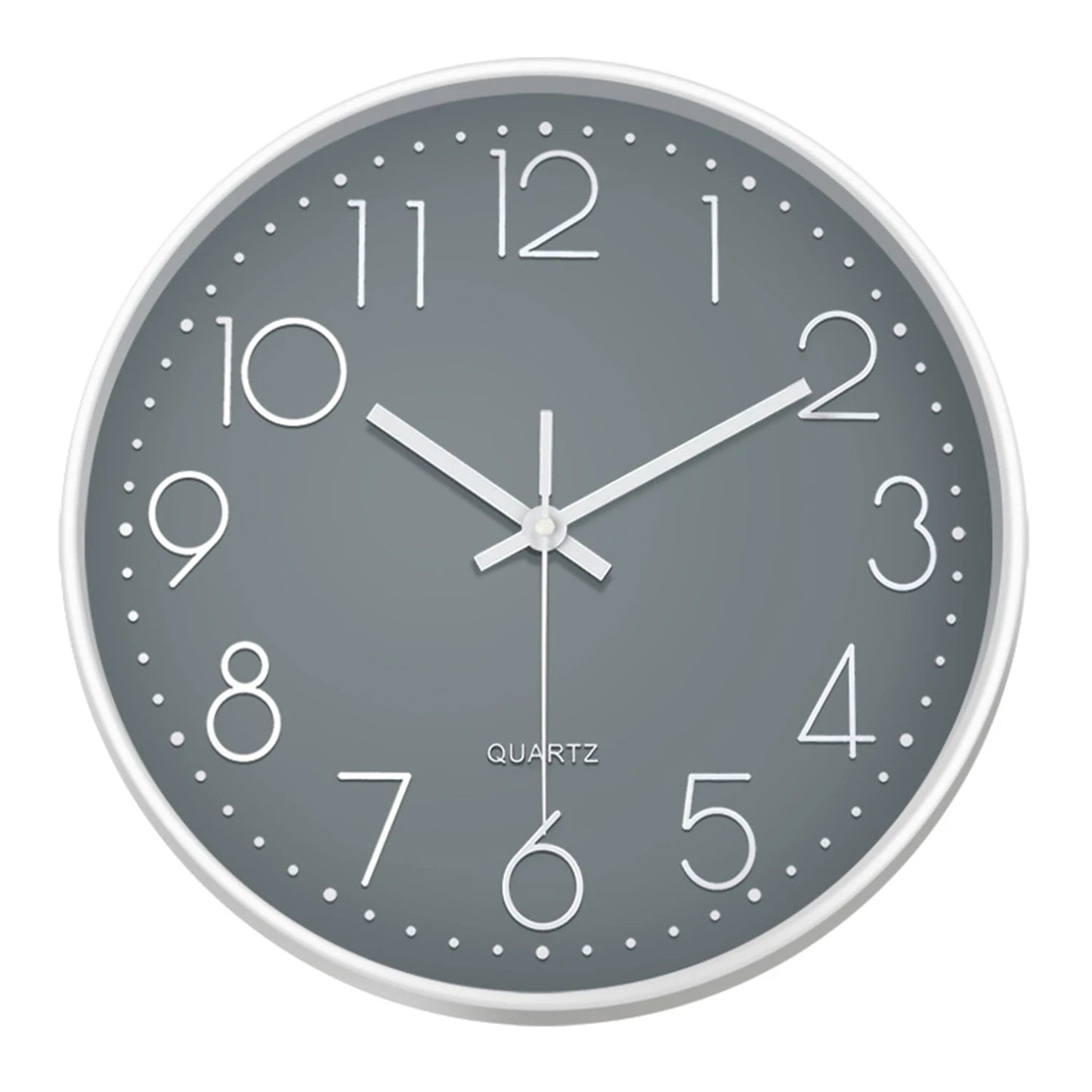Minimalist Quartz Wall Clock Cubic Digital Clock Modern Style Silent Non Ticking Living Room Bedroom Office Clock 8/10/12 Inch    Home Decor Supply | Online Retail | ShoreShopper.com