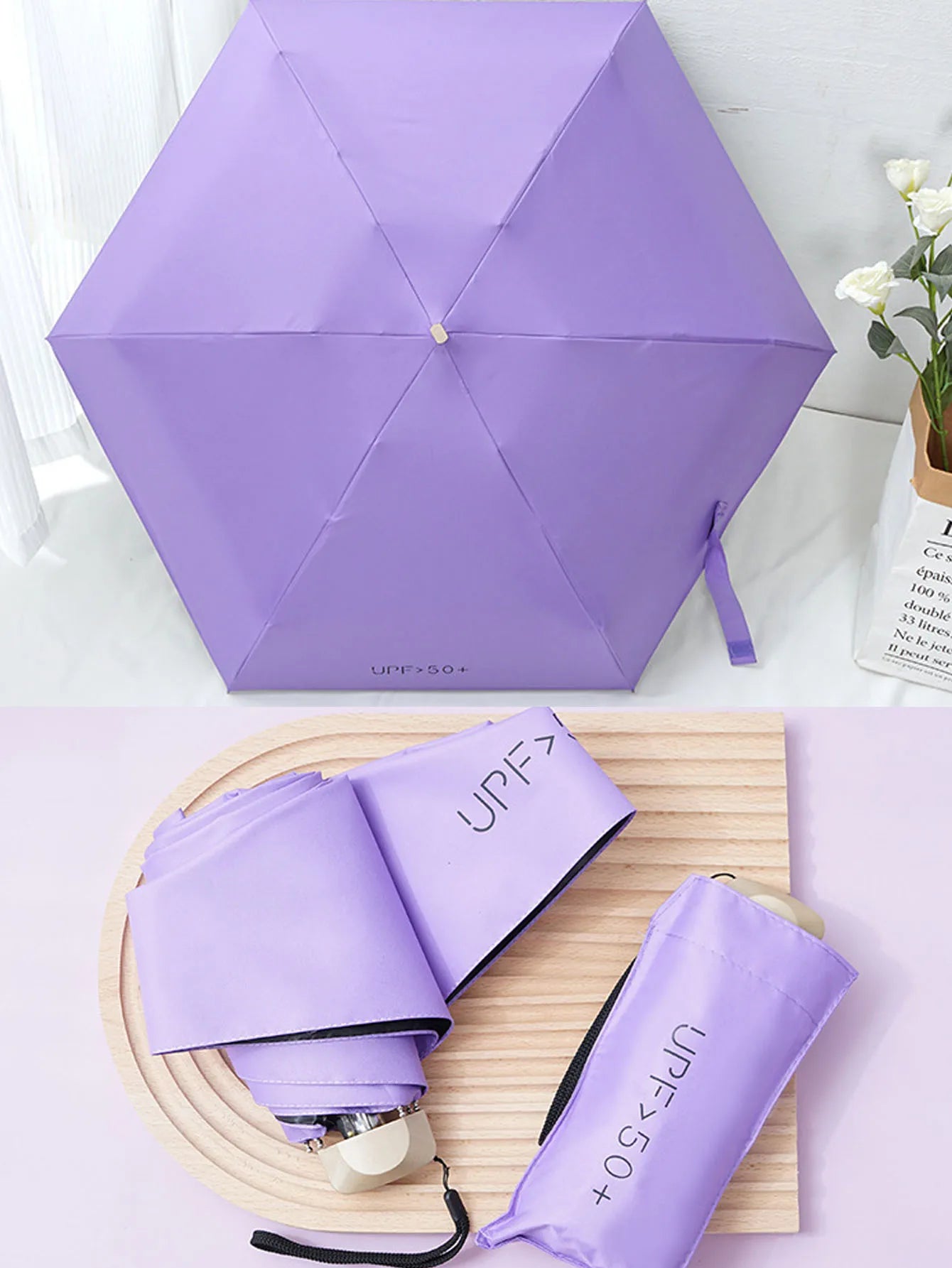Outdoor Mini Sun Umbrella UV Protection Ultralight Folding Five-fold Umbrella Sunshade Umbrella    Your Coastal Marketplace | Shoreshopper.com