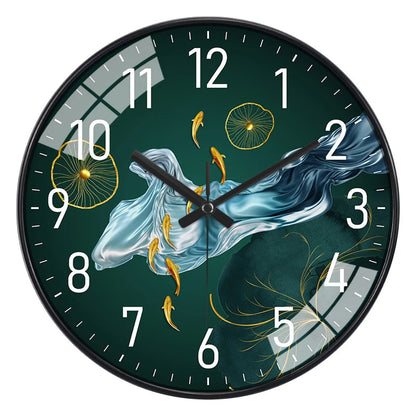 Simple Luxury Quartz Clock Hanging Wall Fish Decoration Modern Style Restaurant Living Room Home Decor Clock 8 10 12 Inche    Home Decor Supply | Online Retail | ShoreShopper.com