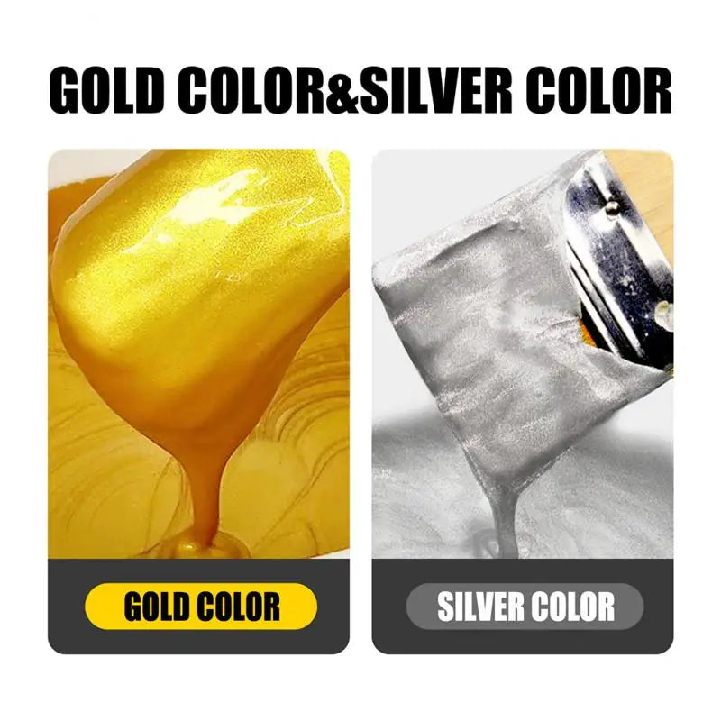 30ml Gold Paint Metallic Acrylic Paint Waterproof Not Faded For Statuary Coloring DIY Hand Clothes Painted Graffiti Pigments    Home Decor Supply | Online Retail | ShoreShopper.com