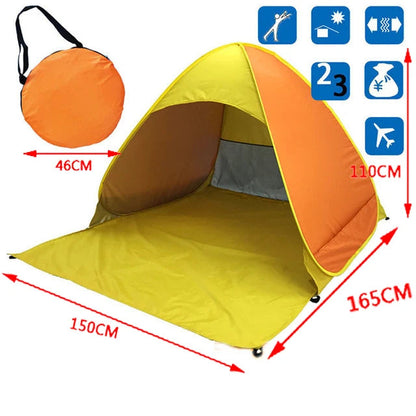 Hot Sale Quick Automatic Beach Tent Outdoor Beach Shade Sun Shelter Tent UPF50+ Portable Beach Canopy For Camping Fishing    Your Coastal Marketplace | Shoreshopper.com