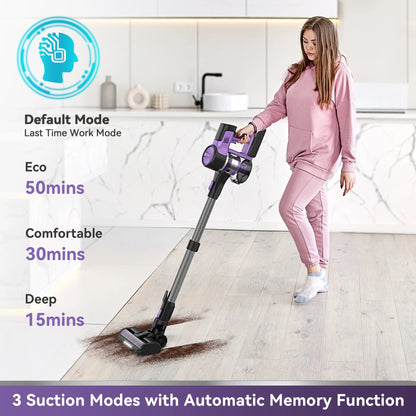 INSE S10 Cordless Vacuum Cleaner, 6-in-1 Stick Vacuum with 45Kpa Powerful Suction, Max 50 Min Runtime Rechargeable Battery    Home Decor Supply | Online Retail | ShoreShopper.com