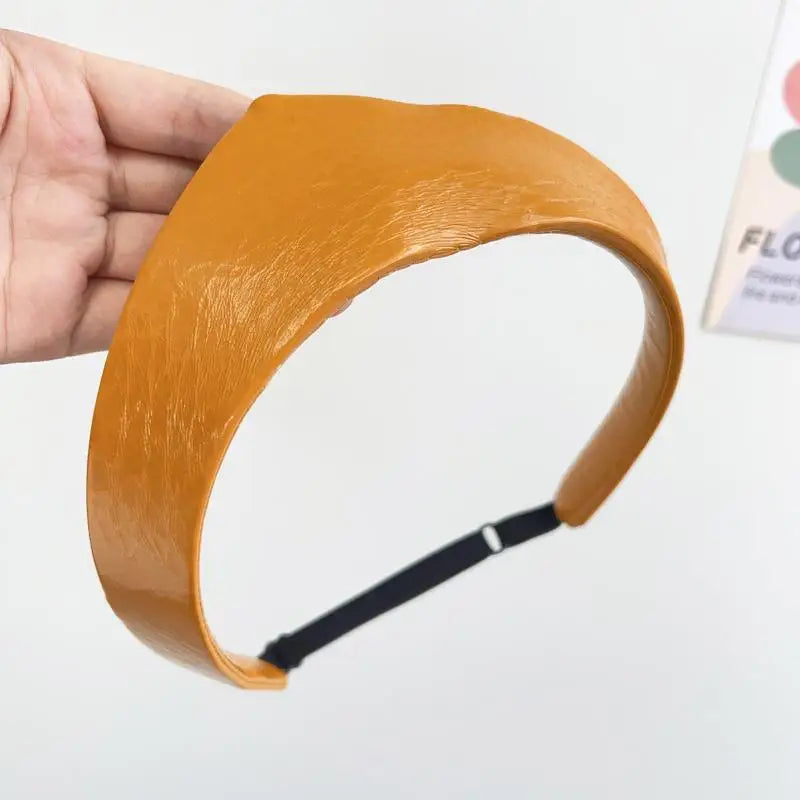 Fashion Adjustable Women Headband Leather Anti Slip Headband European And American Crown Hairband Ladies Headwear    Your Coastal Marketplace | Shoreshopper.com