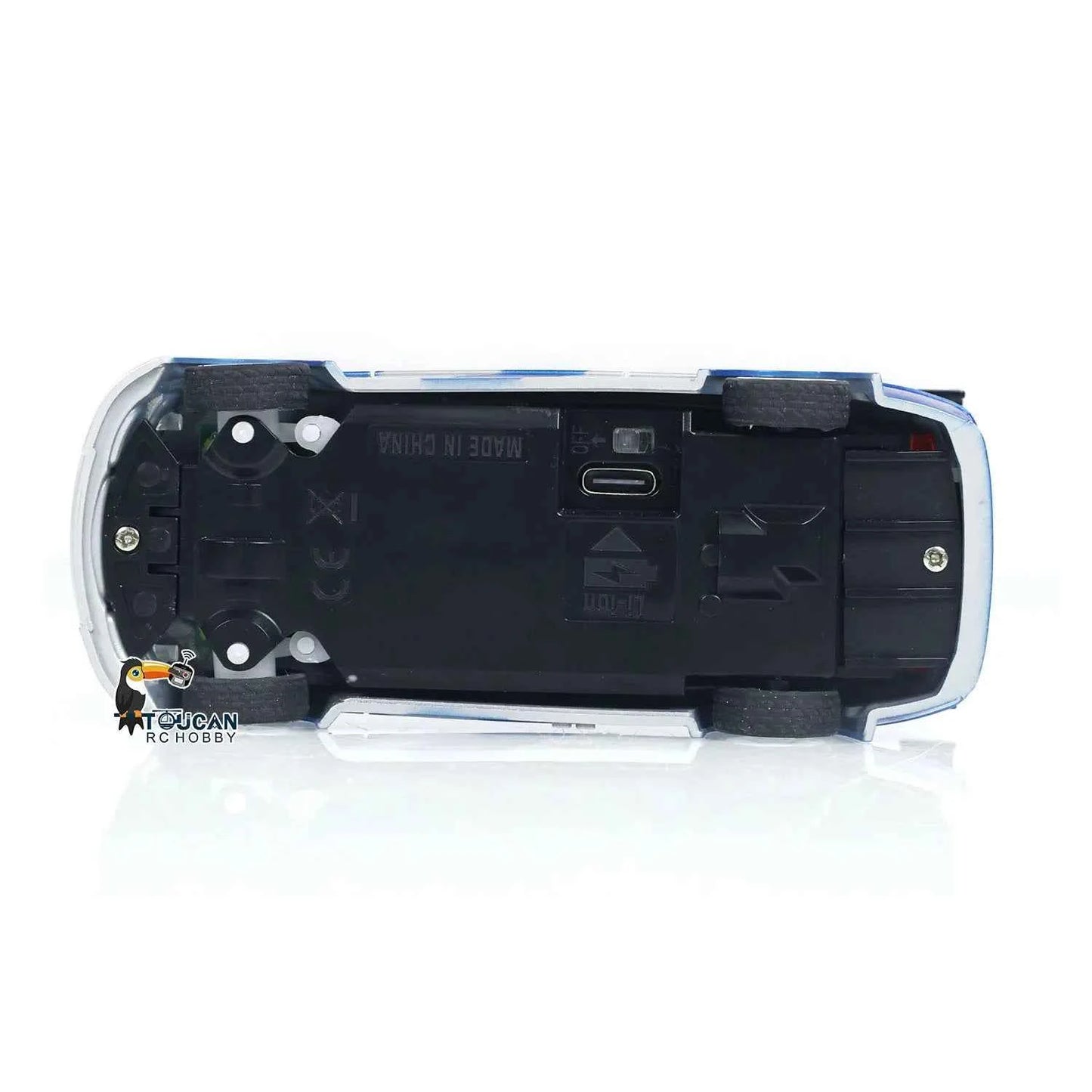 RTR RC Dift Race Car 1/43 Scale 4WD Gyro Four-wheel Drive Radio Control High Speed Model 2.4G Racing Drifting Cars Gifts Toys