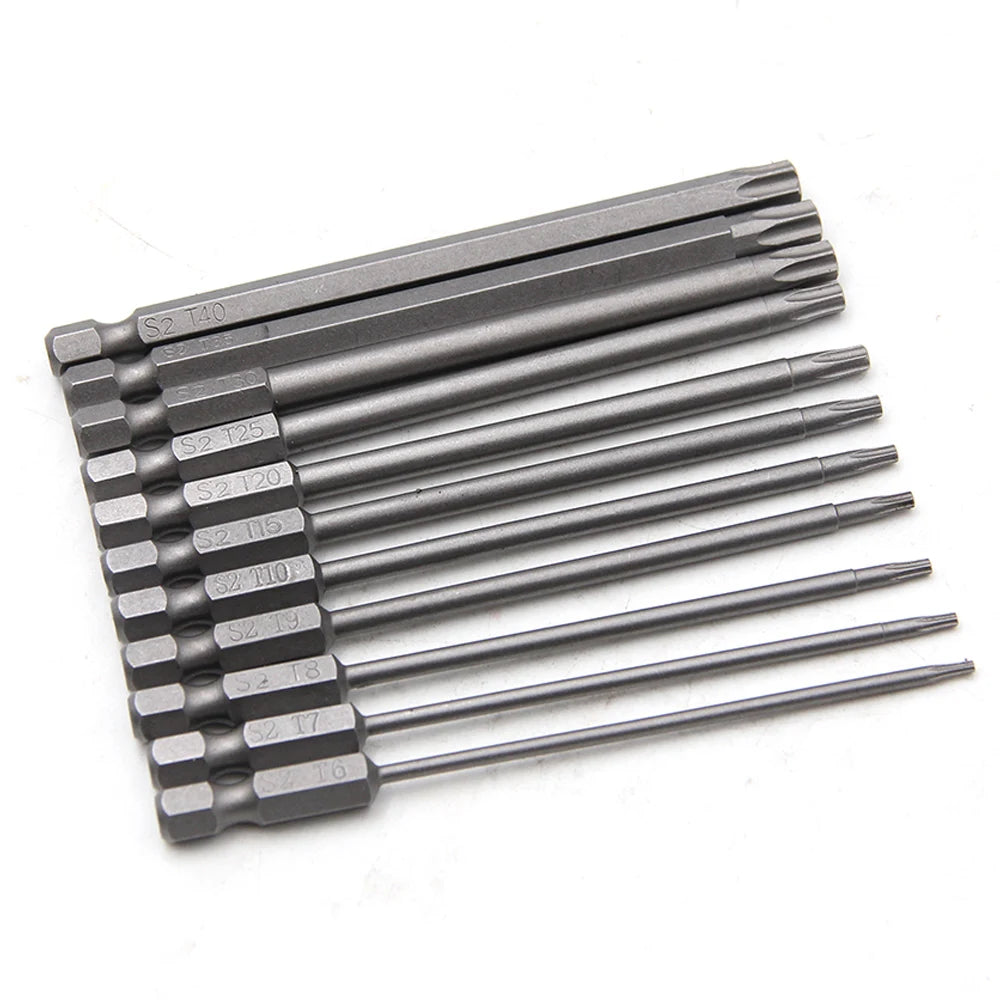50-75-100mm Hollow Plum Blossom Extended S2 Bit Hexagon Handle Screwdriver Bit Screwdriver Tool Set    Home Decor Supply | Online Retail | ShoreShopper.com