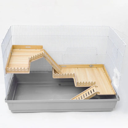 Hamster Habitat Décor Wooden Double-Layer Platform with Ladder Durable Pet Toy Accessory for Gerbil Guinea Pig and Small Animals    Home Decor Supply | Online Retail | ShoreShopper.com