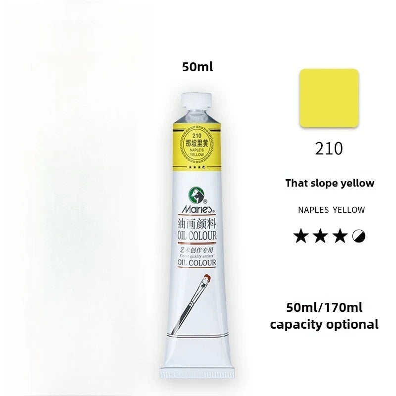 Maries Oil Paint 50ML Oil Painting Art Creation Pigment Large Oil Paint Paint Single Commonly Used 24 Colors    Home Decor Supply | Online Retail | ShoreShopper.com