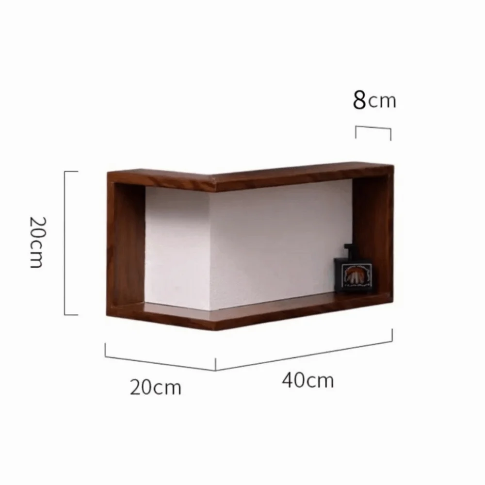 Space Saving 90 Degree Corner Wall Shelf Floating Shelf Suspended Wooden Display Shelf Wall Mounted Corner Bookshelf Home    Home Decor Supply | Online Retail | ShoreShopper.com
