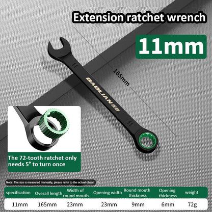 Dual-Purpose Wrench Fast Plum Blossom Ratchet Wrench Industrial Grade 72 Tooth Labor-Saving, Fast and Durable Dual-use Wrench    Home Decor Supply | Online Retail | ShoreShopper.com
