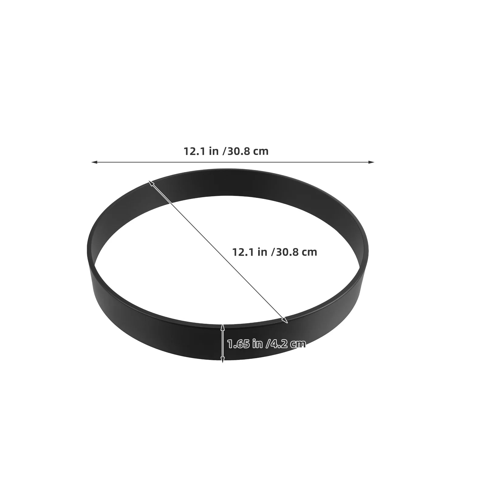 2pcs Metal Frame For Wall Clock Replacement 12 Inch Quartz Clock Shell/Border/Trim Thin - 42mm Thick Minimalist Installation    Home Decor Supply | Online Retail | ShoreShopper.com