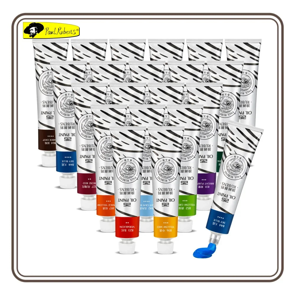 Paul Rubens Oil Paint 20 Colors 50ml Professional Oil Based Paint High Saturation Creamy Texture for Artists Beginners    Home Decor Supply | Online Retail | ShoreShopper.com