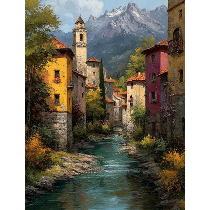 Painting by numbers Landscape Handpainted Art 40x50cm DIY Paint by numbers Adults crafts Number painting Home decor    Home Decor Supply | Online Retail | ShoreShopper.com