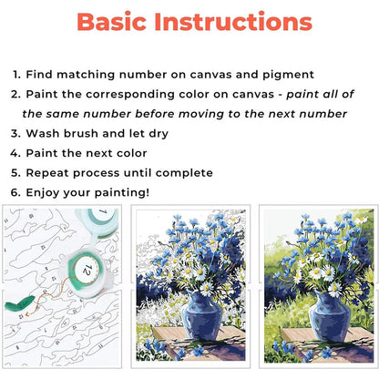 1pc Paint by Numbers Kit for Adults Beginner on Canvas, Painting Kits for Adults, DIY Hobbies for Women, Frameelss    Home Decor Supply | Online Retail | ShoreShopper.com