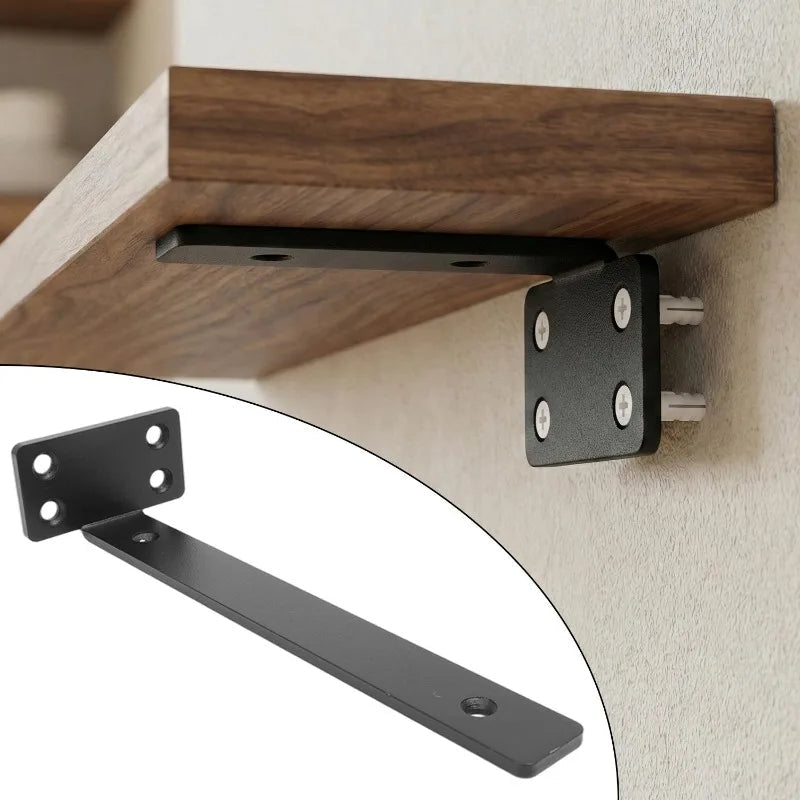 Heavy Duty L-shaped Shelves Brackets Thickened Floating Shelf Bracket Invisible Wall Shelves Support with Screws Hardware Tools    Home Decor Supply | Online Retail | ShoreShopper.com