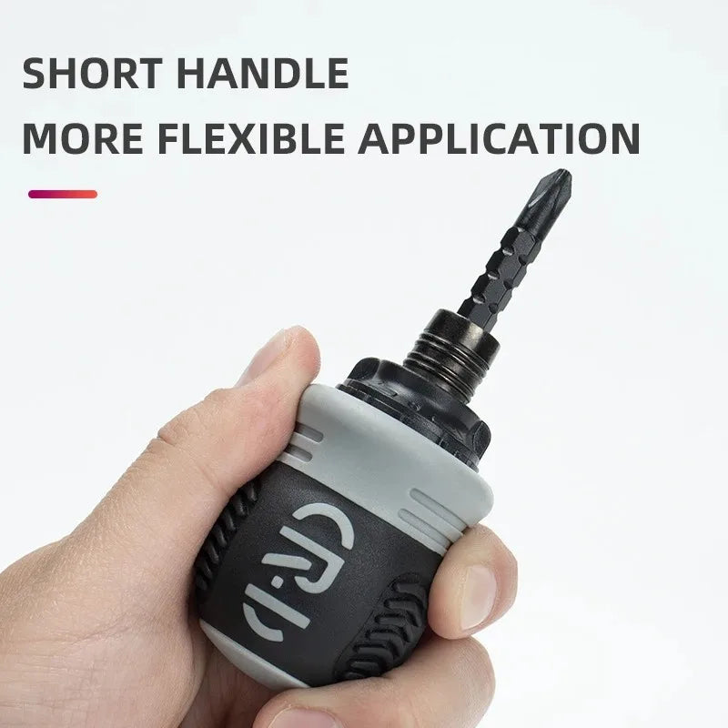 Mini Ratchet Precision Screwdriver Magnetic 13 In 1 Telescopic Labor-Saving Hand Tool Phillips Slotted Dual-purpose Head    Home Decor Supply | Online Retail | ShoreShopper.com