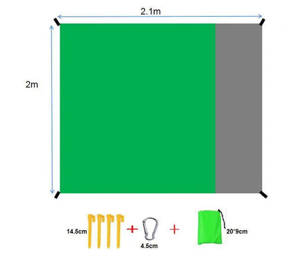 Beach Blanket Super Large 79 x 83 Inch Sandproof Waterproof Soft Comfortable Material Light Weight Portable for Beach Outdoor    Your Coastal Marketplace | Shoreshopper.com