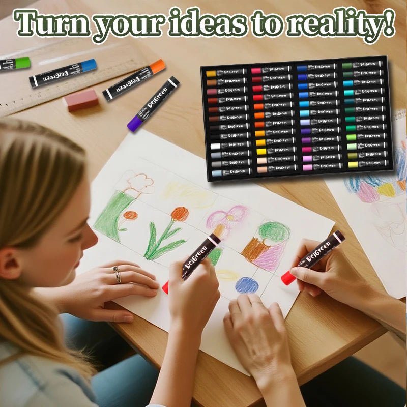 Artists Oil Pastels Set of 48/36/24/12Colors,for Painting,Blending,Art Supplies for Classroom,Beginners,Adults,Students,Teachers    Home Decor Supply | Online Retail | ShoreShopper.com