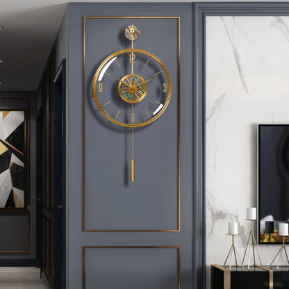 Modern Luxury Large Wall Clock With Pendulum Minimalist Decorative Art Silent Clock Nordic Living Room Bedroom Office Wall Clock    Home Decor Supply | Online Retail | ShoreShopper.com