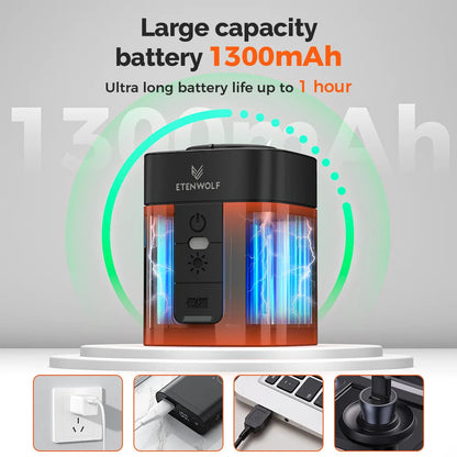 ETENWOLF AIR 3S Wireless Electric Air Pump 1300mAh Camping Light Small Inflator Deflator Outdoor Pump Pool Floats Sleeping Pads    Home Decor Supply | Online Retail | ShoreShopper.com