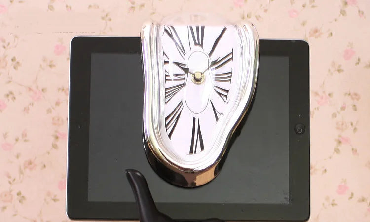 Melting Distorted Surreal Novelist Salvador Dali Style Decorative Clock    Home Decor Supply | Online Retail | ShoreShopper.com