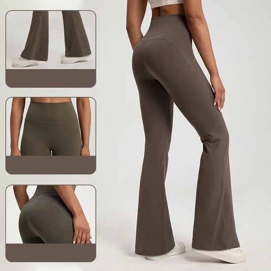High-end Yoga Leggings Slim Yoga Pants High Waist Wide Leg Pants Bottoms Breathable Gym Casual Sports Bell Leggings Female    Home Decor Supply | Online Retail | ShoreShopper.com