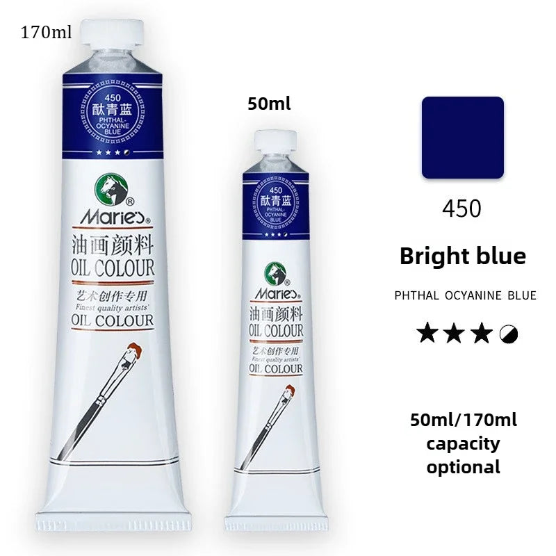 Marie's Oil Paint 170ML Oil Painting Art Creation Pigment Large Oil Paint Paint Single Commonly Used 24 Colors    Home Decor Supply | Online Retail | ShoreShopper.com