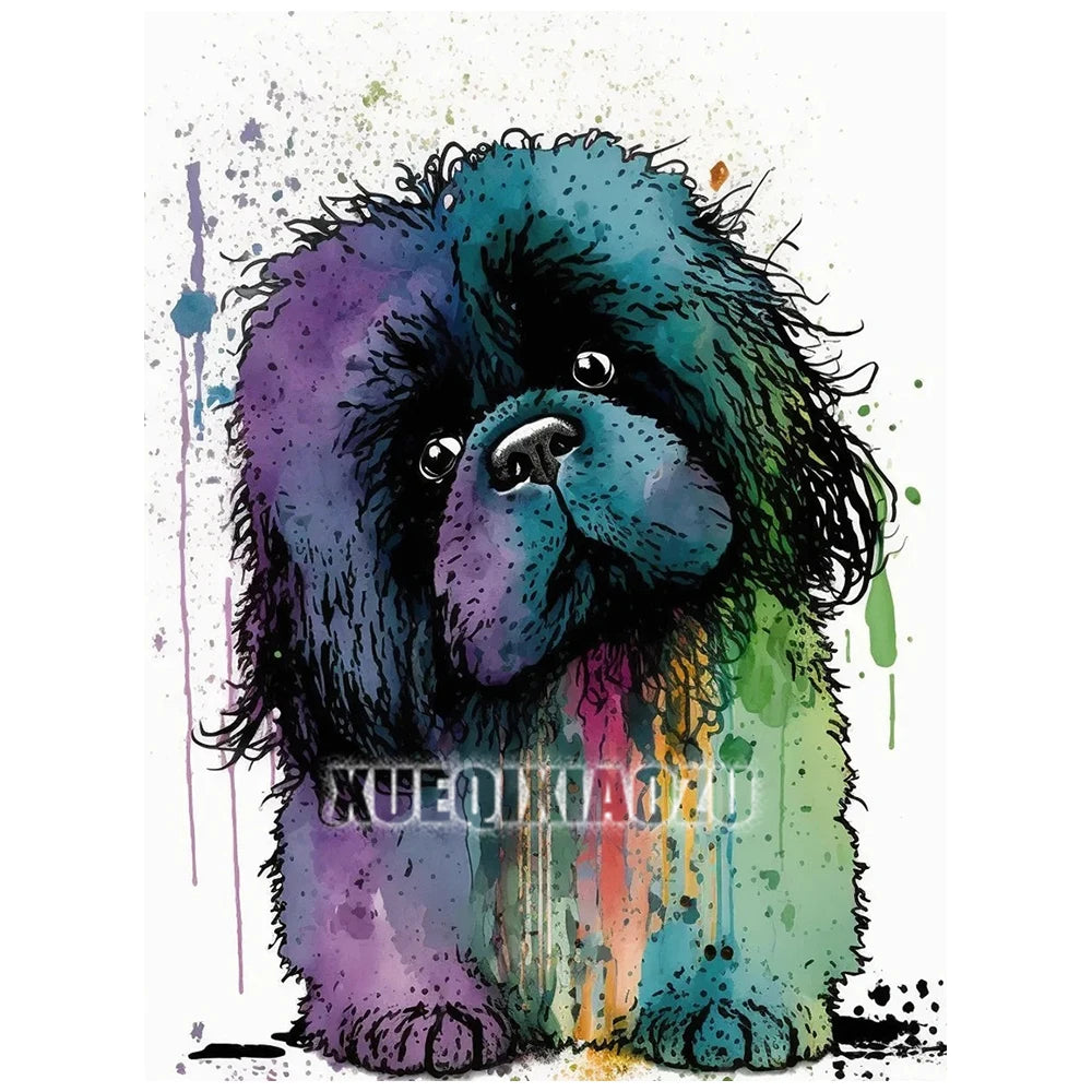 Animal Diamond Painting Graffiti Rhinestone Embroidery Dog Mosaic Cross Stitch Children Gift Art Handmade Home Decoration    Home Decor Supply | Online Retail | ShoreShopper.com
