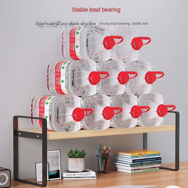 Shelf Desktop Storage  Bookshelf Student Desk Shelves Racks Office Computer Desk Tiered Cabinet Home Storage Holders Organizer    Home Decor Supply | Online Retail | ShoreShopper.com