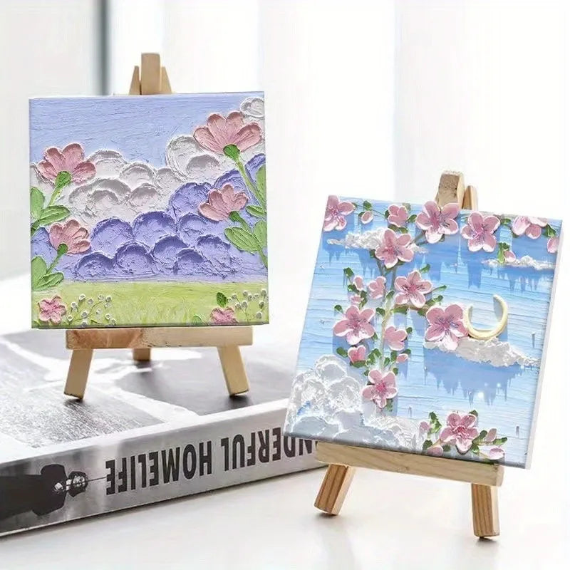 1 set of painting kit, 1 drawing board, 1 easel, 2 pens, 6 colors of paint, 1 palette, mini drawing board, acrylic paint    Home Decor Supply | Online Retail | ShoreShopper.com