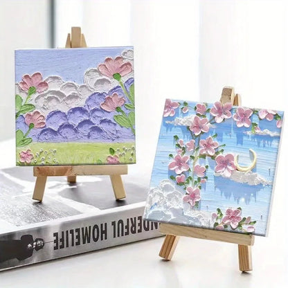 1 set of painting kit, 1 drawing board, 1 easel, 2 pens, 6 colors of paint, 1 palette, mini drawing board, acrylic paint    Home Decor Supply | Online Retail | ShoreShopper.com