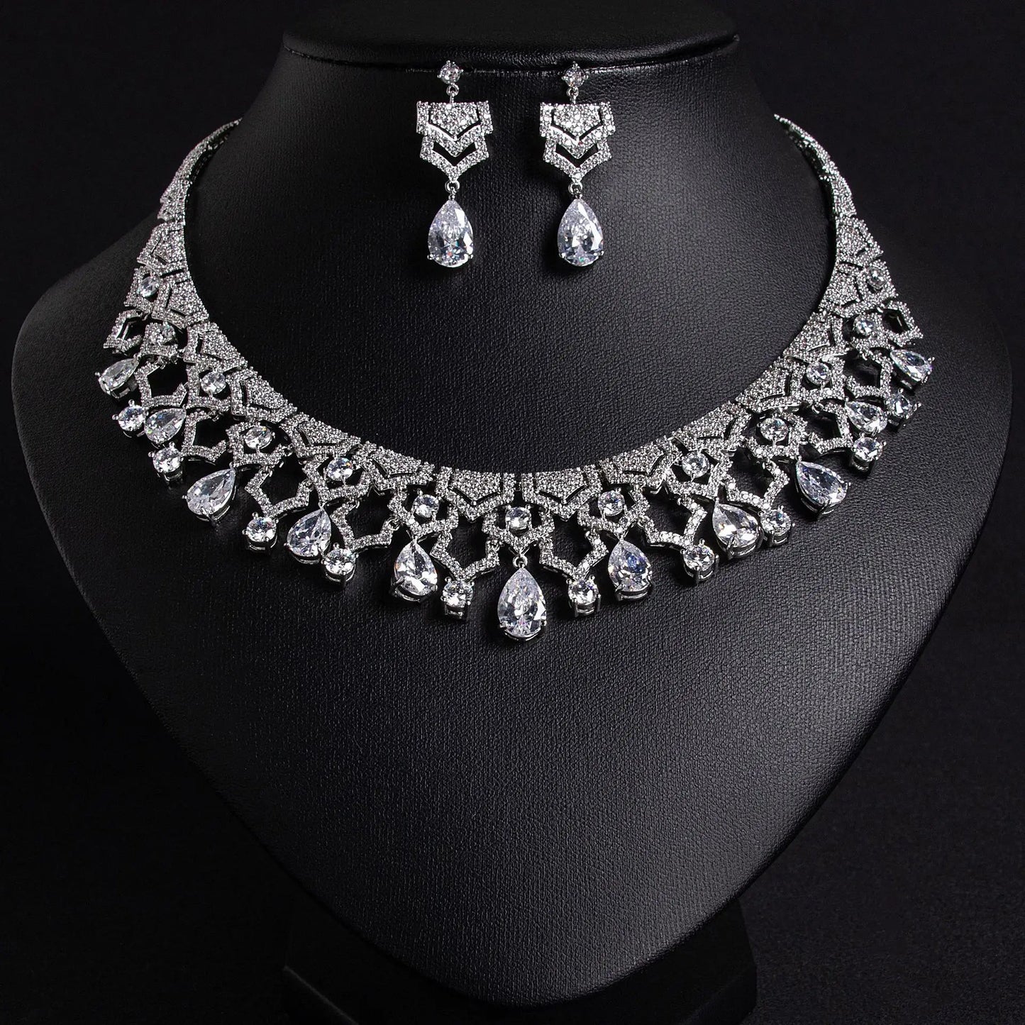 Exquisite Appeal Women High Jewelry Set 2 Piece Necklace Earrings Dress Accessories for Festive Wedding Prom Host Gift 2026    Home Decor Supply | Online Retail | ShoreShopper.com