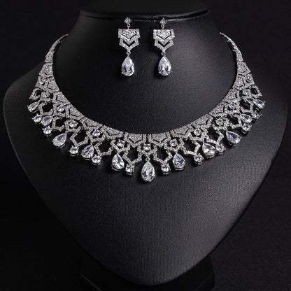 Exquisite Appeal Women High Jewelry Set 2 Piece Necklace Earrings Dress Accessories for Festive Wedding Prom Host Gift 2026    Home Decor Supply | Online Retail | ShoreShopper.com
