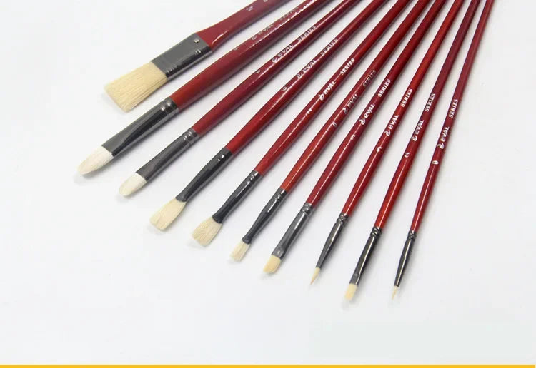10 multi-functional artist paint brushes Bristle, wool, nylon hair Birch short rod acrylic oil painting gouache pens paint brush    Home Decor Supply | Online Retail | ShoreShopper.com