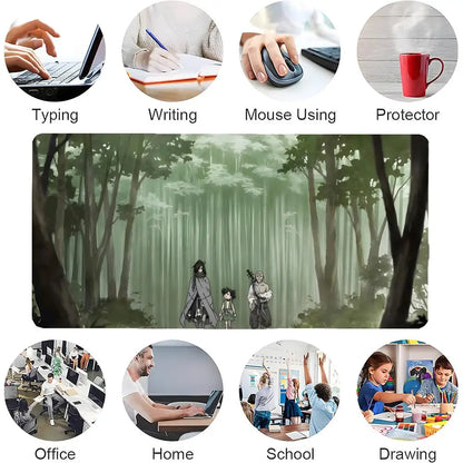 Anime The L-Legend Of Dororo And Hyakkimaru Mouse Pad Mousepad Large Gaming LockEdge Thickened Computer Keyboard Table Desk Mat - ShoreCo.Shop