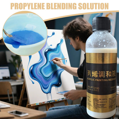 Acrylic Fluid Medium Paint Thinner Art Acrylic Paint Thinner for Teachers Artists Palette Preparation Color Blending Craft 100ml    Home Decor Supply | Online Retail | ShoreShopper.com
