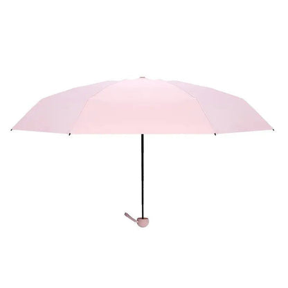 Compact Travel Mini Umbrella Uv Protection Umbrella 5 Fold Ultra Lightweight Sunshade Umbrellas Protable Manual    Your Coastal Marketplace | Shoreshopper.com