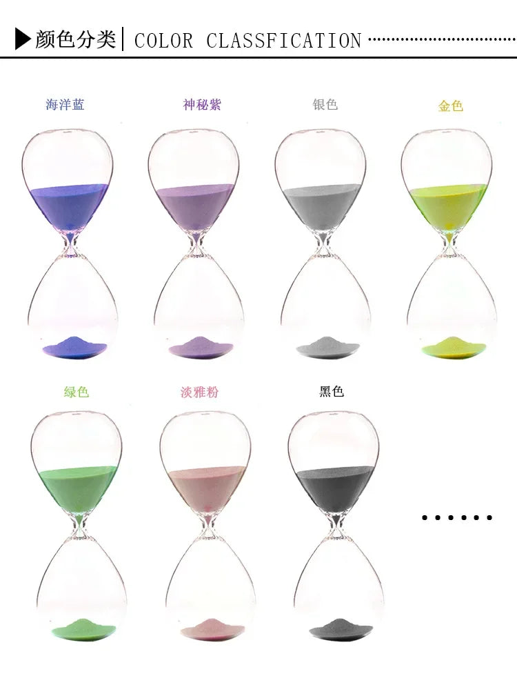 5/15/30/60 Mins Hour Glass Sand Watch Timer Sand Clock Household Items Hourglass Sand Timer Large Home Office Decor Shower    Home Decor Supply | Online Retail | ShoreShopper.com