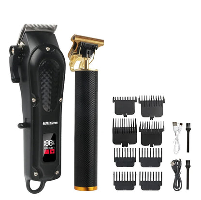 Adjustable Hair Trimmer T9 Vintage Hair Clipper Electric Beard Trimmer Hair Length Adjustable Haircut Machine Kit Boyfriend Gift - ShoreCo.Shop