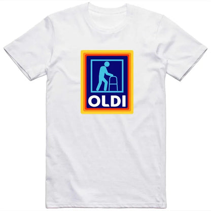 Fathers Day Gift Mens Funny T-Shirt Oldi Parody Gift Summer Men's and Women's Loose and Breathable T-shirt Top    Your Coastal Marketplace | Shoreshopper.com