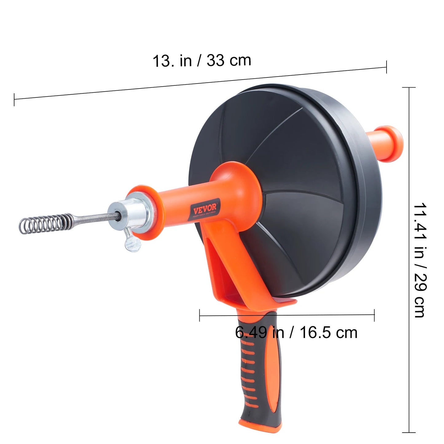 SucceBuy Drain Auger 25Ft Manual-feeding Plumbing Snake w/ Drill Attachment Drain Clog Remover Toilet Sewer Pipe Dredge for Home    Home Decor Supply | Online Retail | ShoreShopper.com