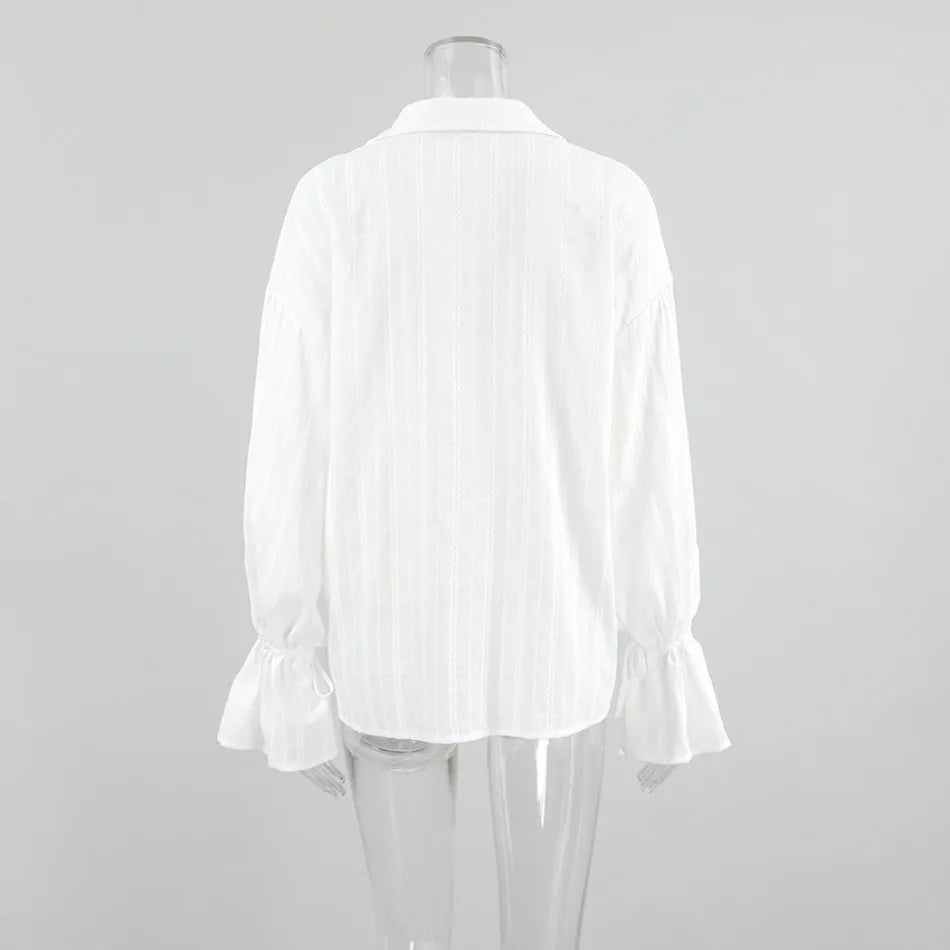 New Fashion White Shirts Women Long Sleeve Oversize Blouse New Spring Summer Basic Tops Cotton Chic Shirt for Women 100% Cotton    Your Coastal Marketplace | Shoreshopper.com