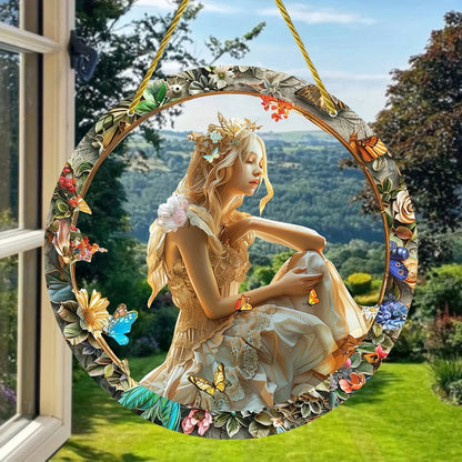 Enchanting Elf Fairy Acrylic Sun Catcher Window Door Display, Seasonal Summer Decor - for Home, Bar, for Daily Christmas Decor    Your Coastal Marketplace | Shoreshopper.com