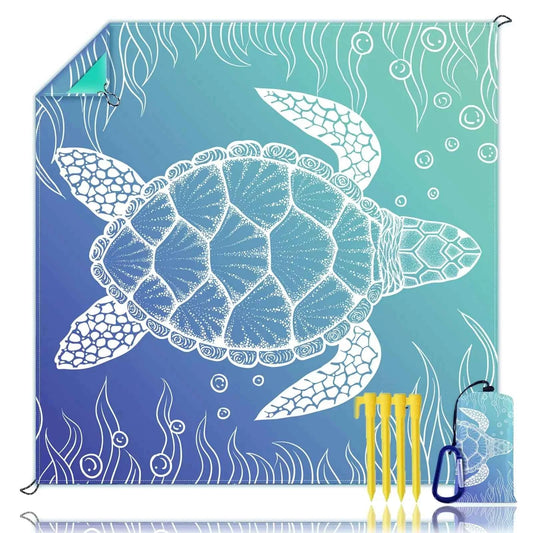 Beach Blanket Super Large 79 x 83 Inch Sandproof Waterproof Soft Comfortable Material Light Weight Portable for Beach Outdoor