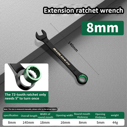 Dual-Purpose Wrench Fast Plum Blossom Ratchet Wrench Industrial Grade 72 Tooth Labor-Saving, Fast and Durable Dual-use Wrench    Home Decor Supply | Online Retail | ShoreShopper.com