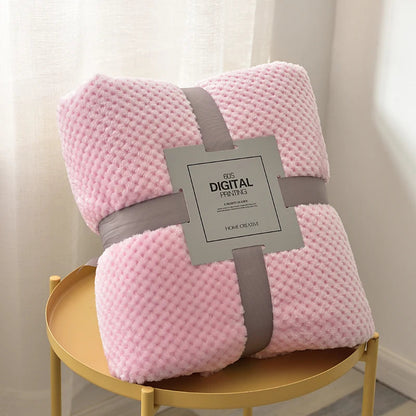 Fluffy Coral Velvet Blanket Flannel Plush Comfortable Thickened and Warm Soft Sofa Throw Blanket for Air-Conditioned Room Luxury    Your Coastal Marketplace | Shoreshopper.com