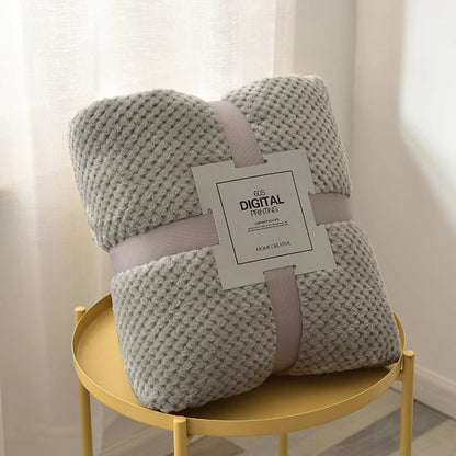 Fluffy Coral Velvet Blanket Flannel Plush Comfortable Thickened and Warm Soft Sofa Throw Blanket for Air-Conditioned Room Luxury    Your Coastal Marketplace | Shoreshopper.com